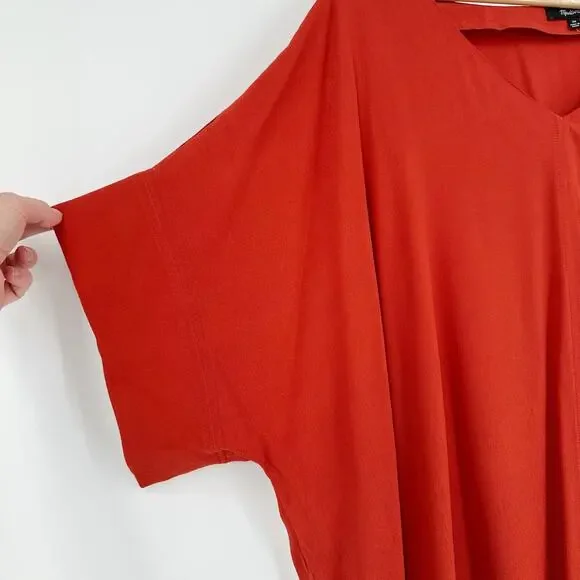 Madewell Womens Shift Dress 3X Drop Shoulder Beach Boho Minimalist Lagenlook - Picture 5 of 10